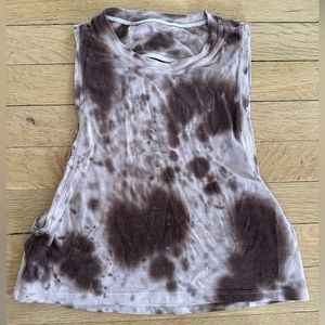 Lululemon Tie Dye Cropped Tank Top